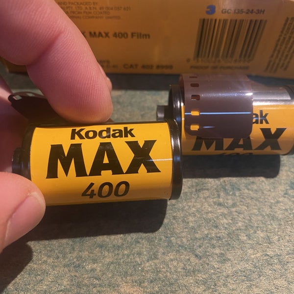 Kodak max 400 35 film expired x 2 Carousel 2