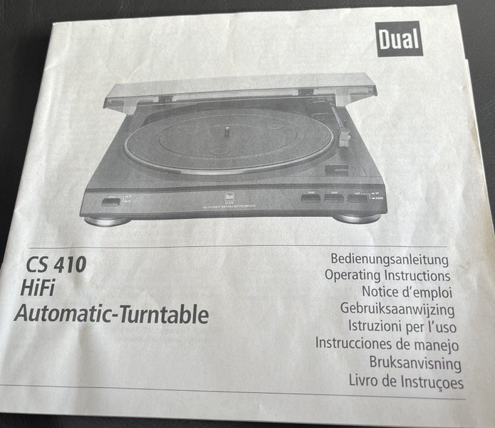 Dual CS410 Turntable Carousel 7
