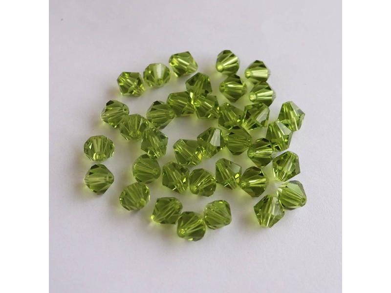 200pcs Shiny Bicone Glass Spacer Beads For Jewelry Making Carousel 1
