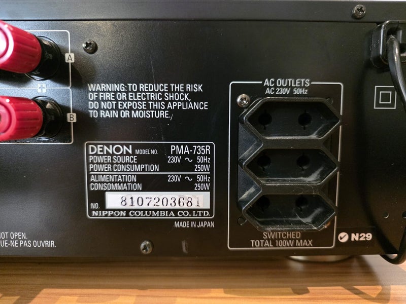 Denon PMA-735R Dual Transformer Stereo Amplifier Carousel 13