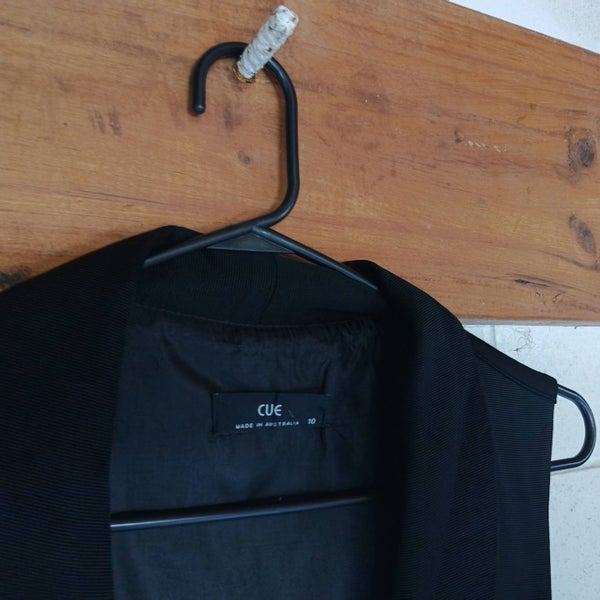 Cue - Tailored Black Dress Carousel 1