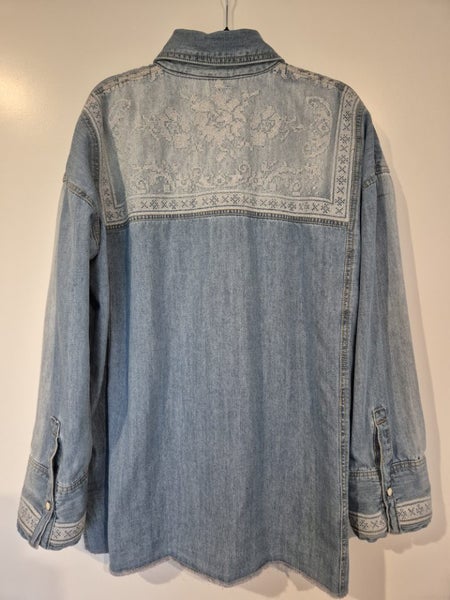 Embroidered Denim shirt Carousel 2