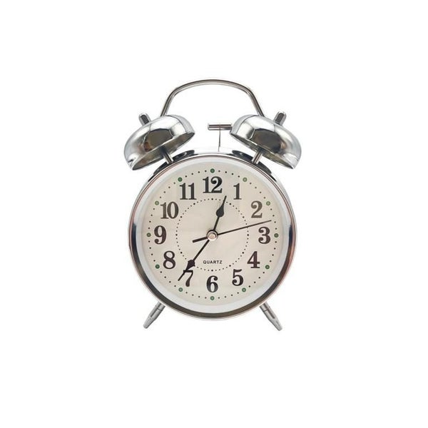 Basiks Twin Bell Mechanical Alarm Clock Carousel 1