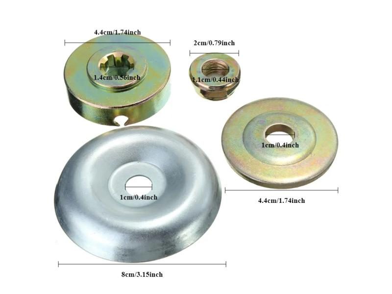 Left-handed Nut For Lawnmower Metal Gear Box Replacement Carousel 1