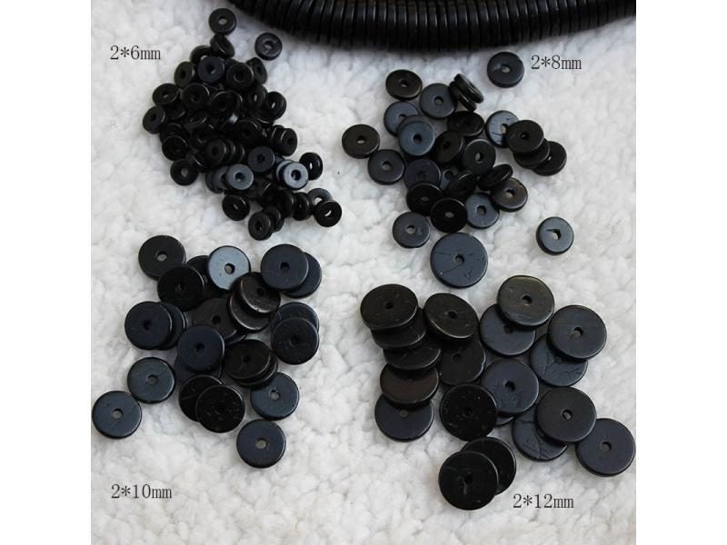 100pcs/lot Natural Wood Coconut Shell Beads For DIY Jewelry 6-12mm Carousel 1