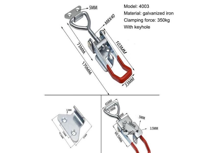 Adjustable Metal Toolbox Case With Quick Release Clamp Carousel 1