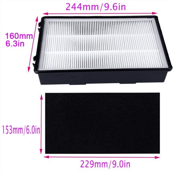 HEPA Filter Replacement for HAPF600D, HAP615, HAP625, HAP650, HAPF600D-U3, HA Carousel 2