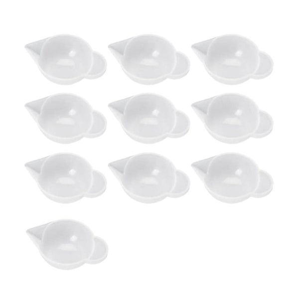 10 Pcs Silicone Mold Cup Dispenser, Mini Measuring Cup,Modulation Tools for R Carousel 1