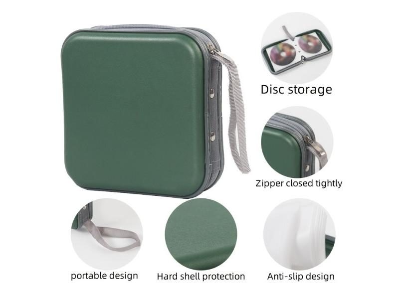 40 CD/DVD Hard Case Wallet Durable Portable Storage For Car/Home/Travel Carousel 2