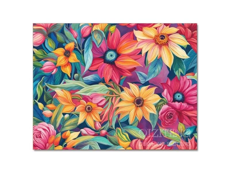 Sunset Landscape Flowers Diamond Painting Kit For Adults DIY Hobby Carousel 1