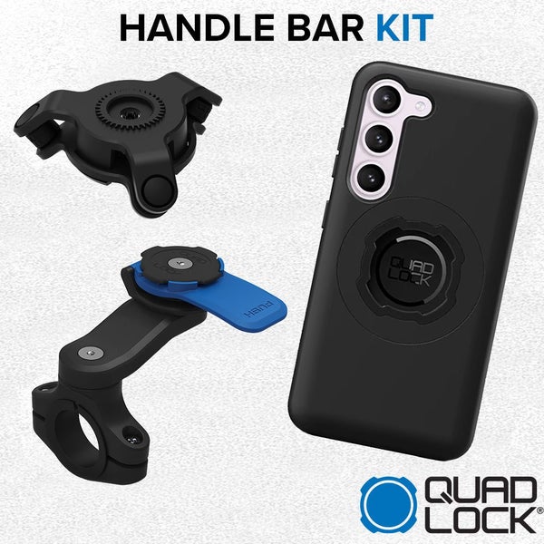 RRP $169.85 BRAND NEW **QUAD LOCK - Handlebar Kit for Samsung Carousel 2