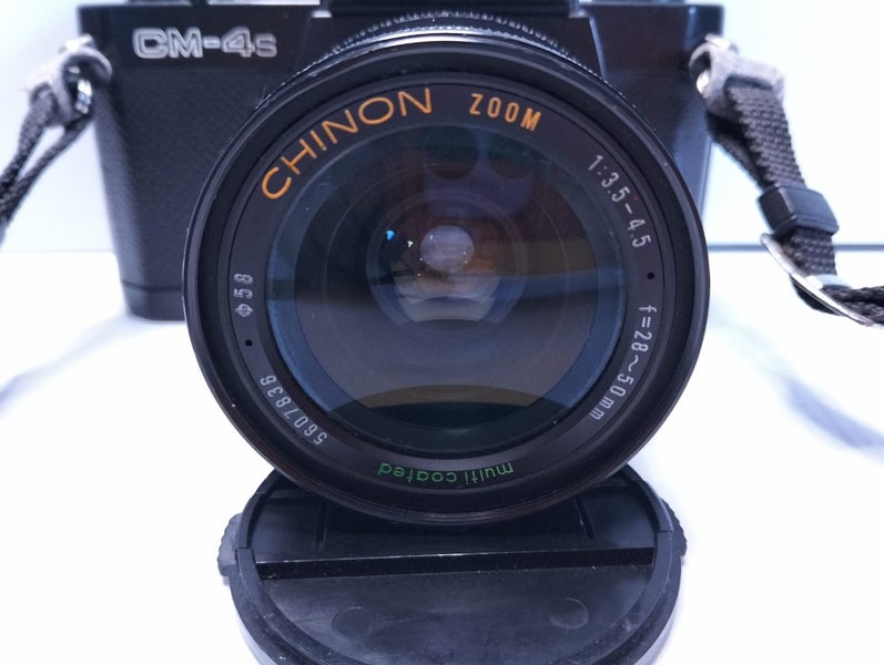 Chinon CM-4s 35mm SLR film camera Carousel 2