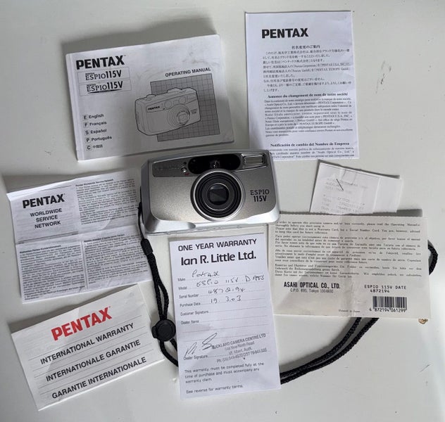 Pentax Espio 115V quartz date Carousel 7