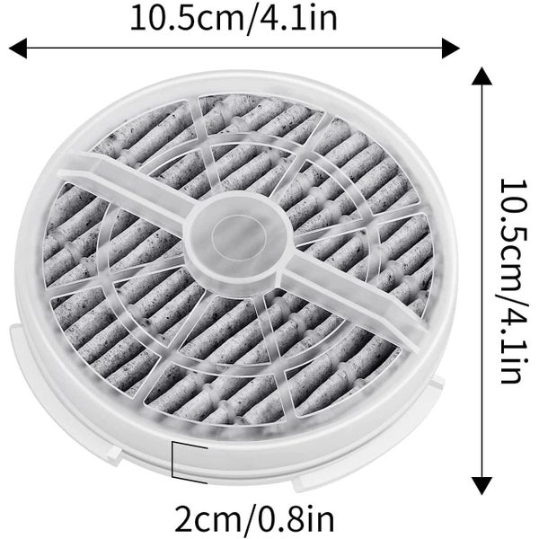 4 Pack True HEPA Replacement Filter for RIGOGLIOSO GL2103 JINPUS -2103 and LT Carousel 7