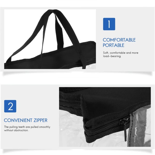 Large Clear Holds DVD CD Storage Holder Easy Zip Closure Carry Bag Organizer Carousel 5