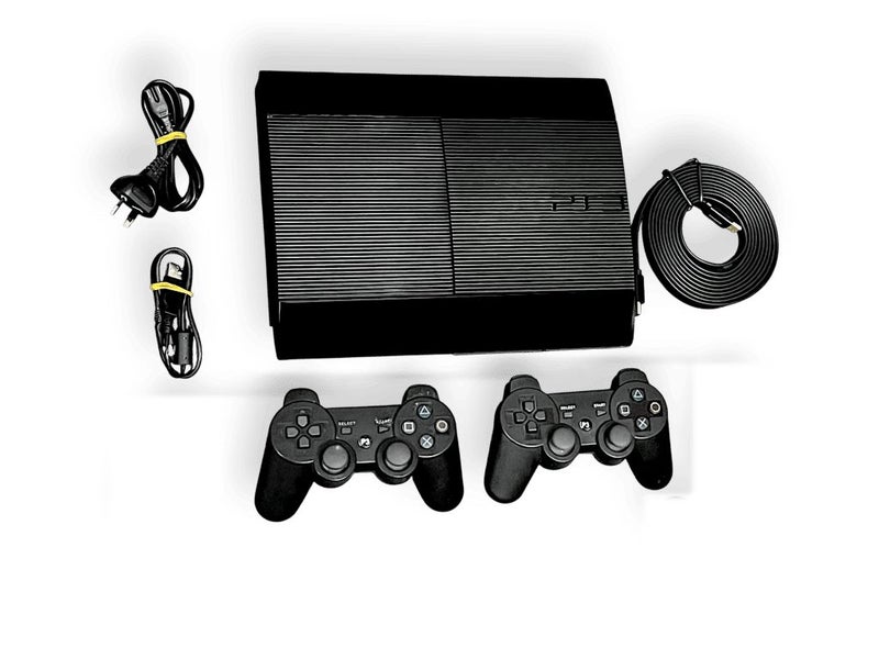 PS3 Super-Slim 500GB Premium Console + 2 Controllers Carousel 1