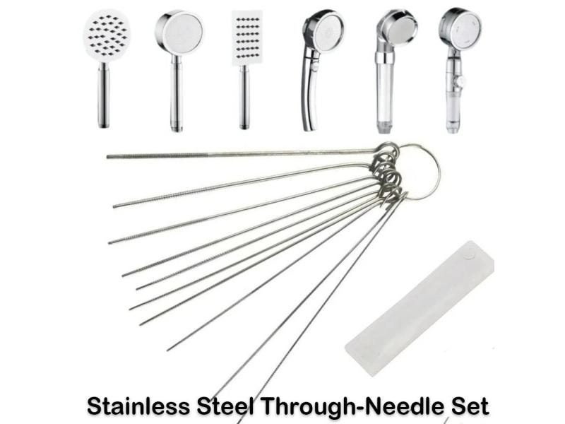 10Pcs Box Stainless Steel Shower Head Cleaner Needles Carousel 1
