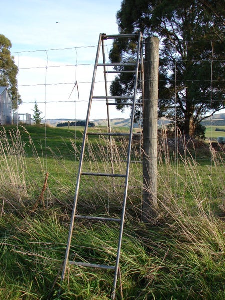 2 Piece Ladder fits over deer fencing Carousel 1