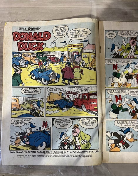 1954 Walt Disney comic VP4 Vacation Parade 1954 Carousel 3