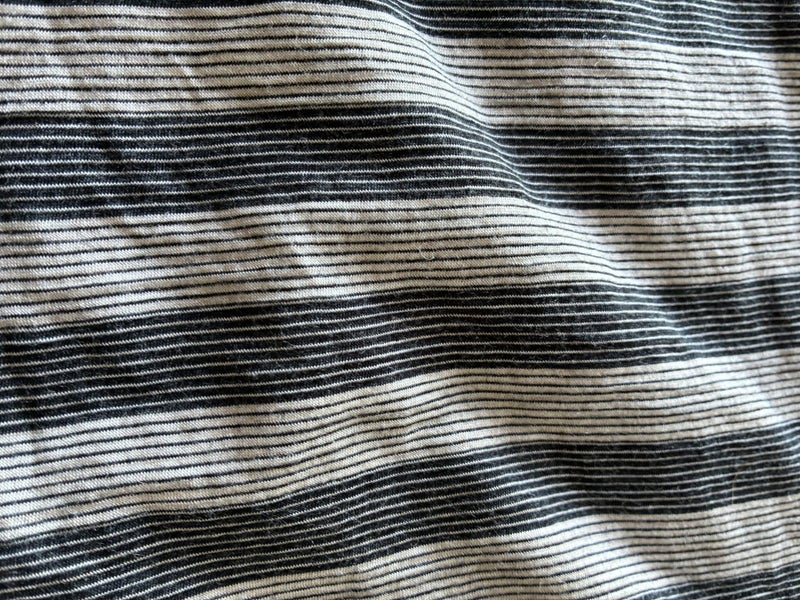 Pure merino stripe jersey fabric Carousel 1