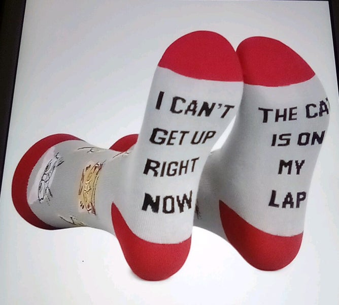 THE CATTAGE - Cute Cat Unisex Novelty Socks Add Humour & Fun To Your Feet Carousel 2