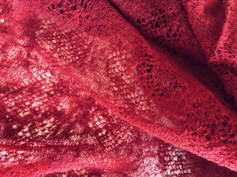 Delicate stretch wool lace Carousel 1