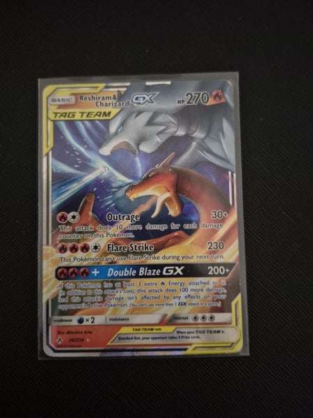 CRAZY 2 DAY $1 RESERVE pokemon tcg Reshiram and Charizard Tag team Carousel 1