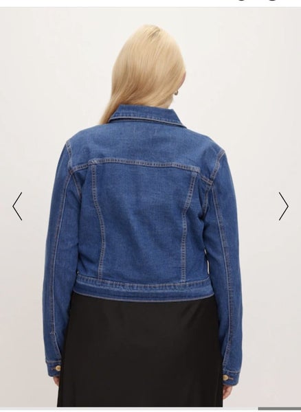 BRAND NEW WITH TAGS DOTTI CROP DENIM JACKET RRP $79.99 SIZE 12 Carousel 15