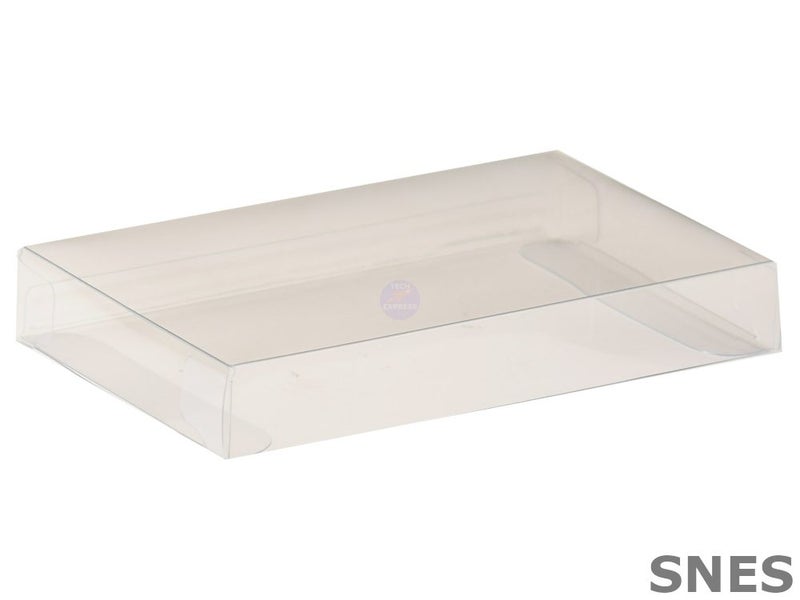 Clear scratch resistant Nintendo SNES loose game cartridge protector case Carousel 2