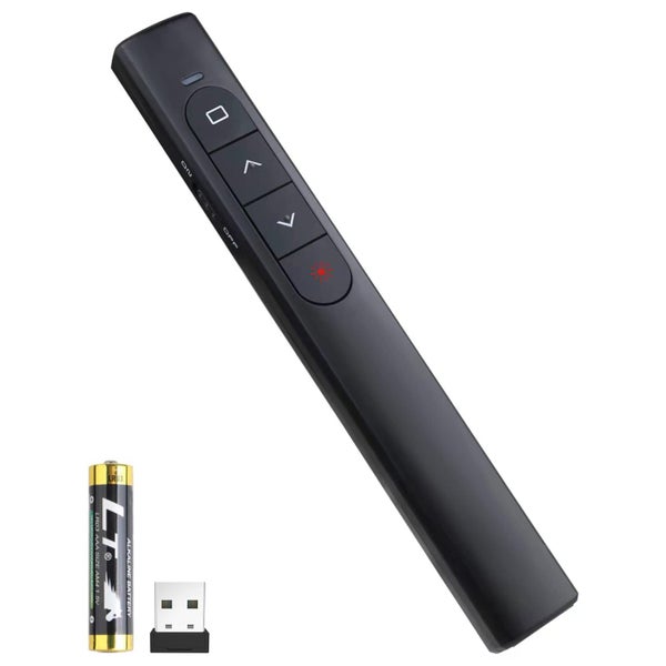 Wireless Presenter Remote, Presentation Clicker with Hyperlink & Volume Remot Carousel 1
