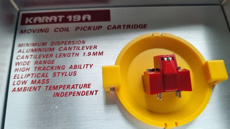 $1 Reserve: Dynavector Karat 19A MC Cartridge - For Parts or Re-tip Carousel 1