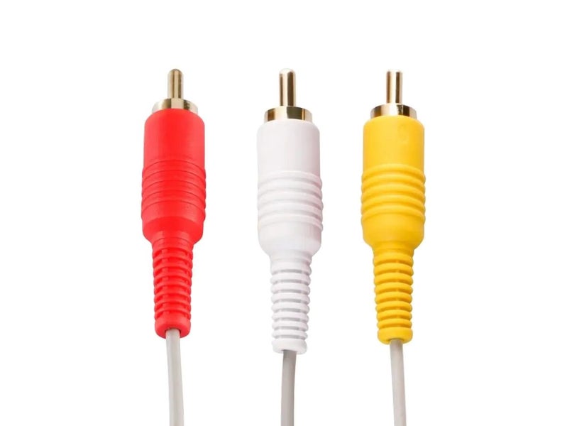 Nintendo Wii to 3x RCA AV Stereo Audio Video TV cable cord lead Carousel 2