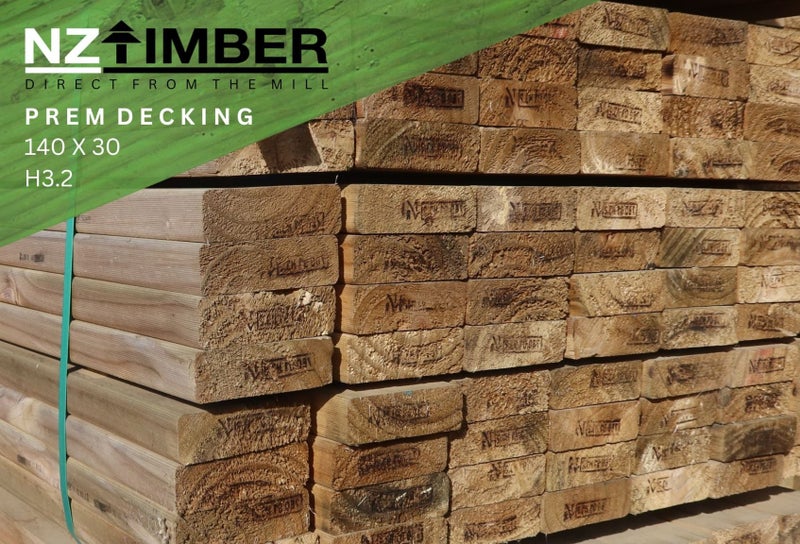 140x30 H3.2 RAD Prem Decking – 4.8m Length