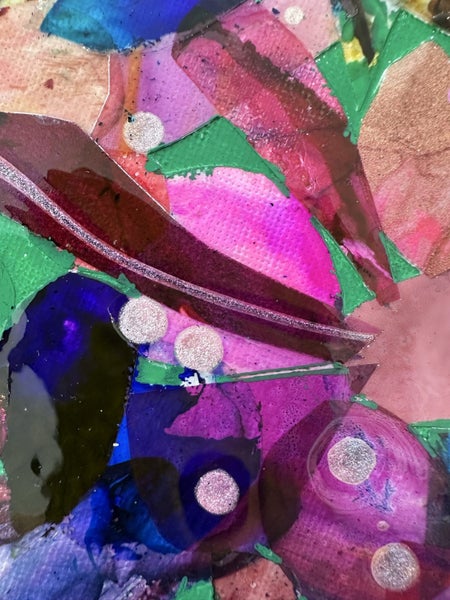 Original Alcohol Ink Collage-Connected 2026 Carousel 5
