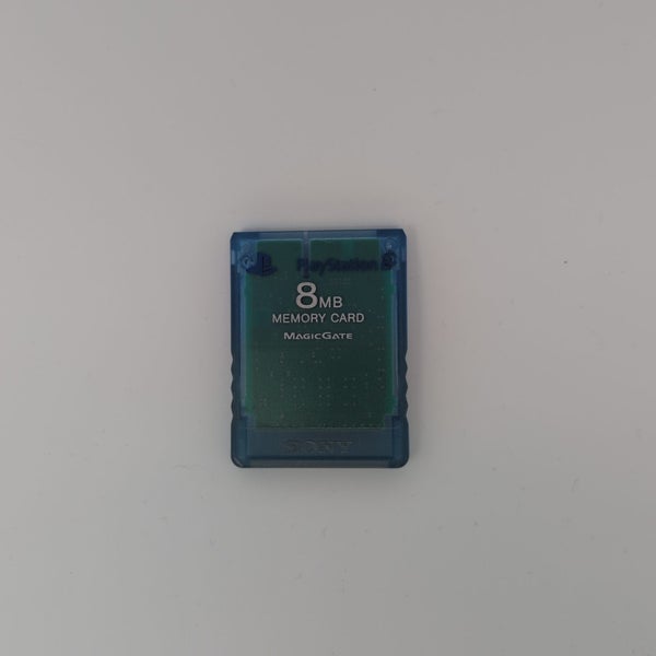 PlayStation 2 (PS2) 8 MB 'Clear Blue' Memory Card Carousel 1