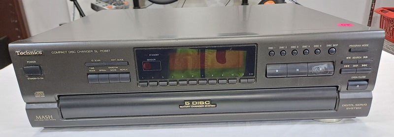 Technics SL-PD887 5 Disk CD Player Carousel 2
