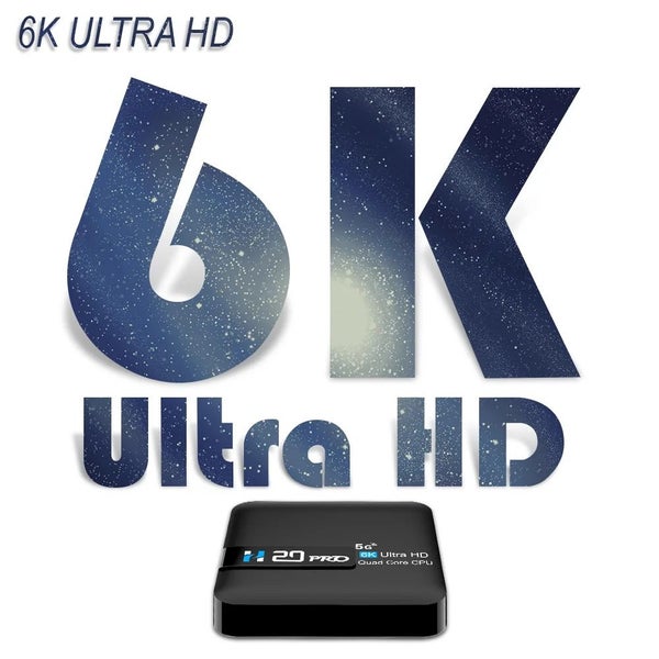Focabo H20PRO Smart TV Box WiFi6 Android 14 6K 4K Media Player - Super Fast Carousel 2