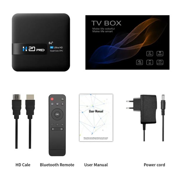 Focabo H20PRO Smart TV Box WiFi6 Android 14 6K 4K Media Player - Super Fast Carousel 11