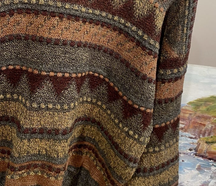 RRP$369 Farentino Roma 90s chunky knit 100% fine merino wool PERFECT!! Carousel 2