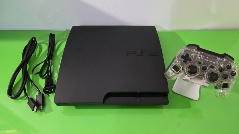Sony PS3 Slim Console with Controller Carousel 1