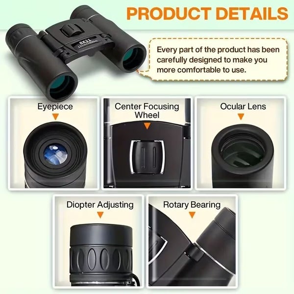 Powerful Binoculars Long Range Portable Monocular Or Camping Tourism Outdoor Carousel 2