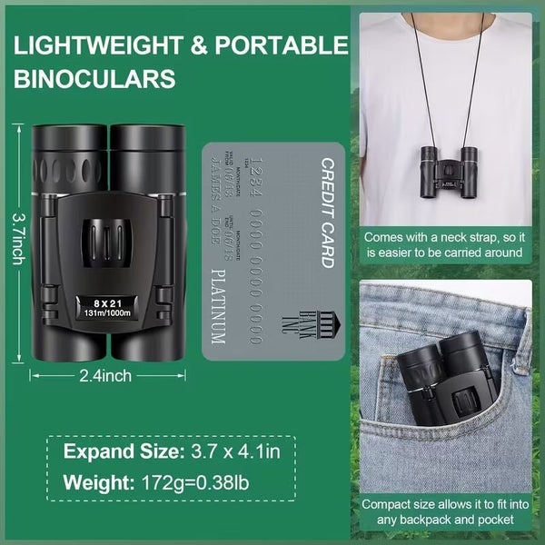 Powerful Binoculars Long Range Portable Monocular Or Camping Tourism Outdoor Carousel 3