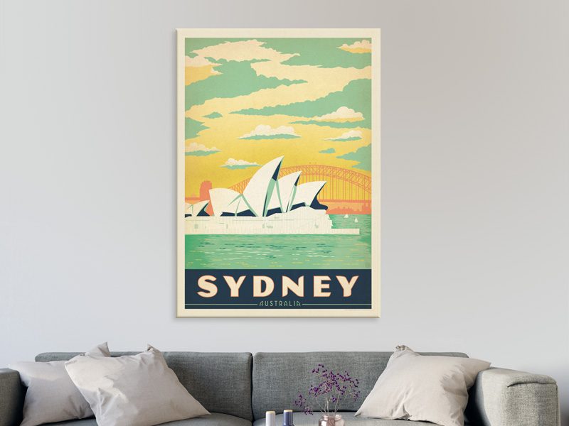 Retro - Australia - Vintage - Pop Art - Sydney - Wall Art - Art Prints Carousel 2
