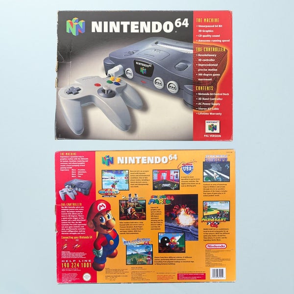 Nintendo 64 Console Twin Controller Pack (Boxed) Carousel 6