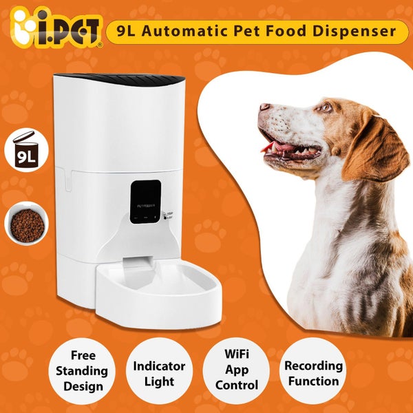 i.Pet Automatic Pet Feeder 9L Wifi Auto Dog Cat Feeder Smart Food Dispenser T... Carousel 9
