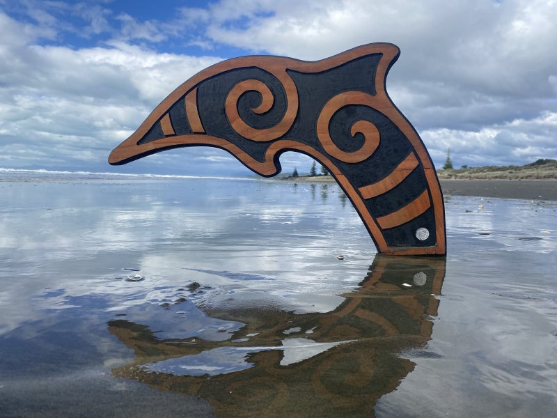 Dolphin 1 - Garden Art by Pete Collins