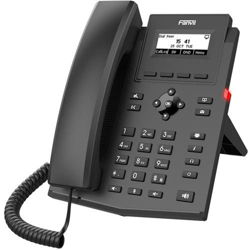 Fanvil X301P SIP phone - 2.3" with HD audio, dual 10/100 Mbps network ports & Carousel 1