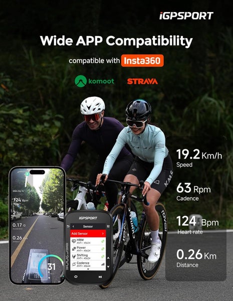 iGPSPORT BSC200S Bluetooth GPS Navigation Bicycle Computer Carousel 9