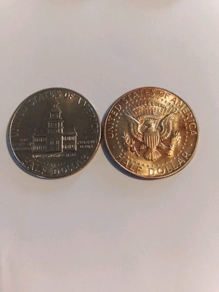 4 U.S Silver Half Dollar's 90% x2 40% x2 Carousel 6