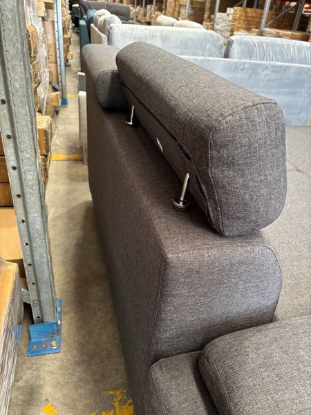 Dark Grey Sofa Chaise - pull out Carousel 3